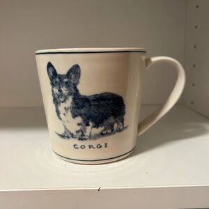 Anthropologie Molly Hatch Corgi Mug